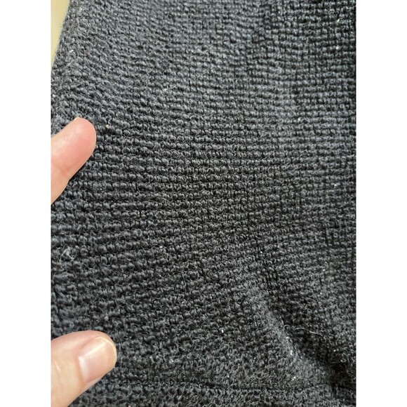 Sweaty Betty Women's Black Restful Boucle High Neck Pocket Jumper Sweater Size L - Picture 6 of 7